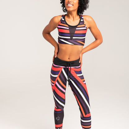 Aso-Oke Vibrant Sports Bra