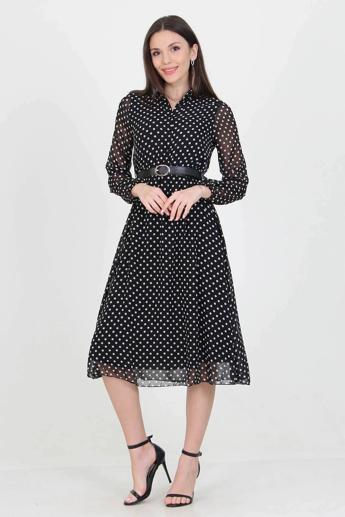 Black Polka Dot Dress