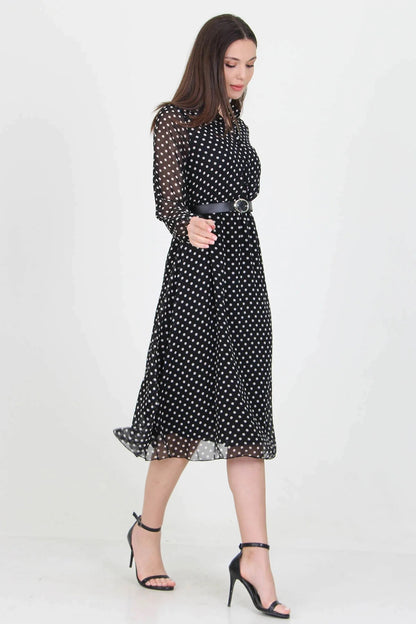 Black Polka Dot Dress